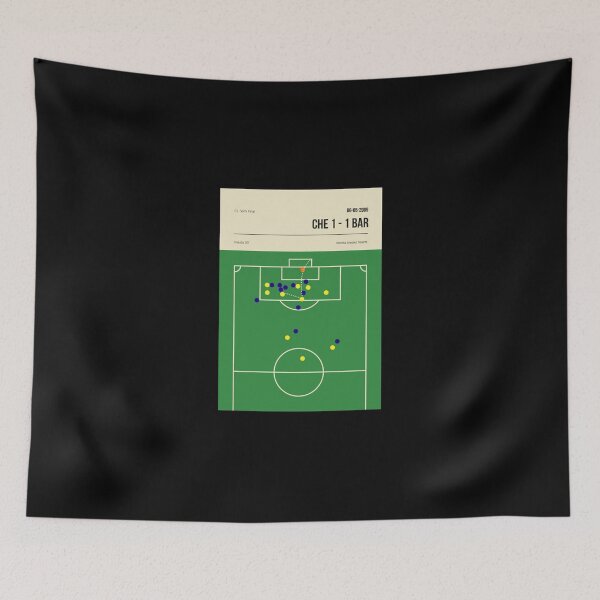Item preview, Barcelona Iniesta Goal Againt Chelsea Sticker designed and sold by veronicaab.