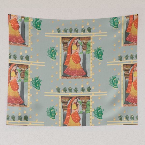 Item preview, Indian Ethnic woman designed and sold by Red bubble Artist.