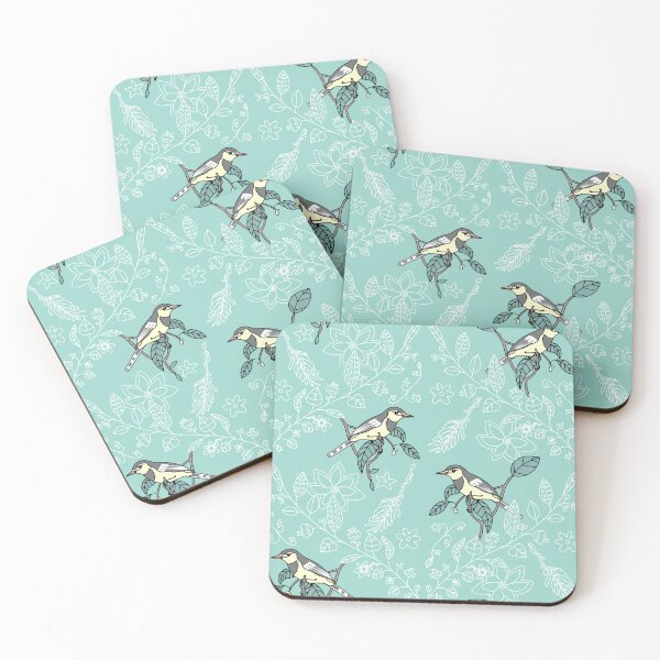 Item preview, Ornate Birds And Flowers Pattern Design - Aesthetic Nature Illustration  designed and sold by CamSkot.