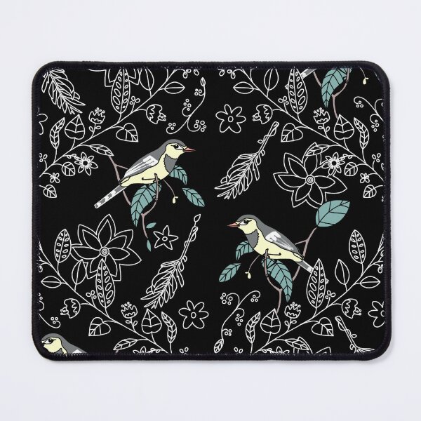 Item preview, Ornate Birds And Flowers Pattern Design - Aesthetic Nature Illustration designed and sold by CamSkot.