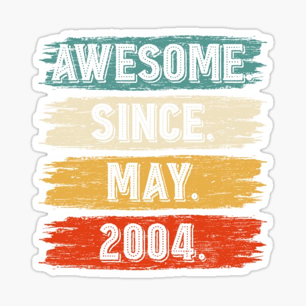 Item preview, 18 Years Old Gifts Awesome Since May 2004 18th Birthday designed and sold by MoHaCo.