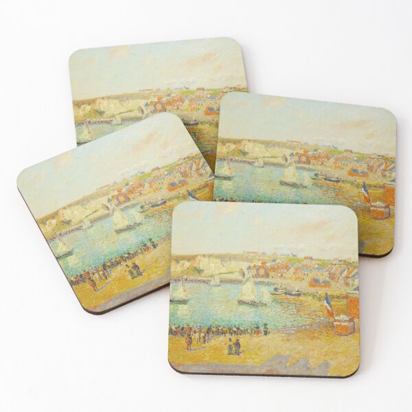 Item preview, HD CAMILLE PISSARRO - Vue de l'avant-port de Dieppe designed and sold by Go Logo Designs.