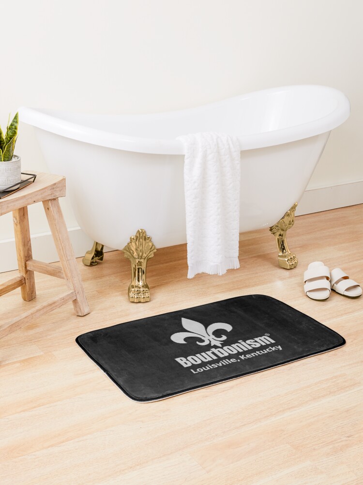 Thumbnail 2 of 6, Bath Mat, Bourbonism® Bourbon District, Louisville Kentucky designed and sold by bourbonism.