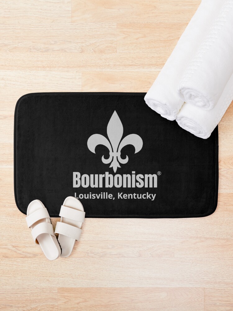Thumbnail 1 of 6, Bath Mat, Bourbonism® Bourbon District, Louisville Kentucky designed and sold by bourbonism.