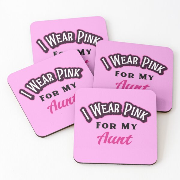 Item preview, I Wear Pink for My Aunt, Breast Cancer Awareness Month, Stronger than Cancer designed and sold by Monique Prince.