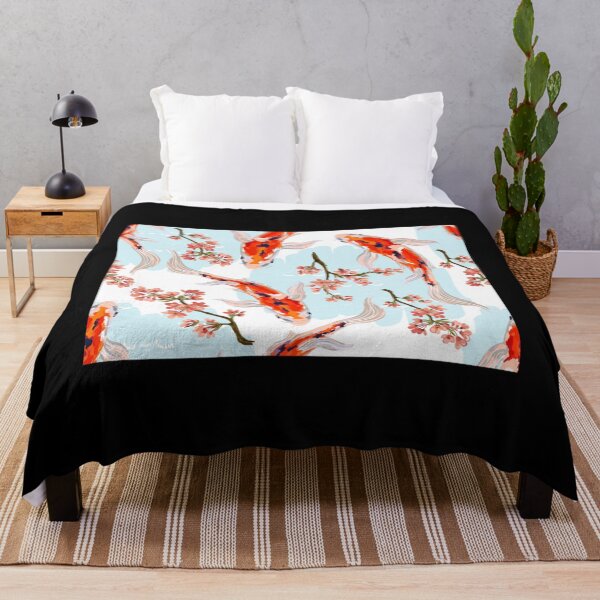 Item preview, Japanese Koi with Pink Sakura - Vintage Zen Asian Pattern Classic designed and sold by trangaualac.