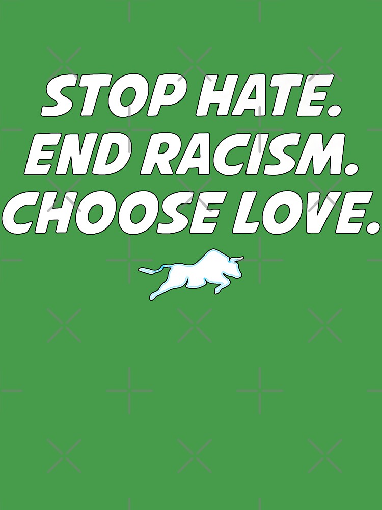 Stop Hate And Racism Choose Love Buffalo Bills Baby One-Piece for Sale by  DonnellHoux