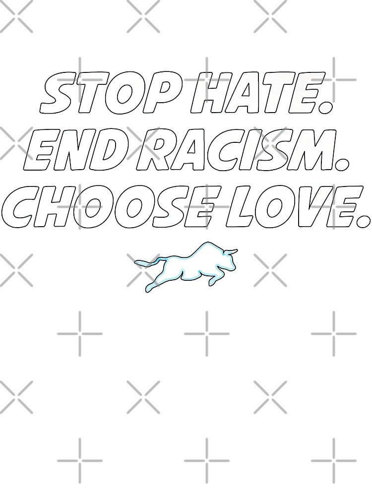 The Buffalo Bills stop hate end racism choose love Buffalo Bills