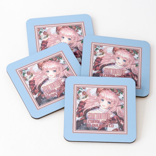 Item preview, ANIME Because Reality is Overrated! (on Blue) designed and sold by epinkb.