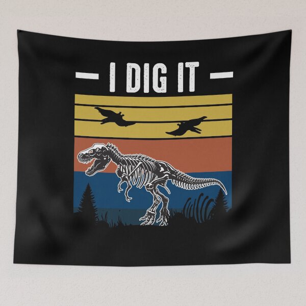 Item preview, Dinosaur I Dig It designed and sold by HugheDemeyer.