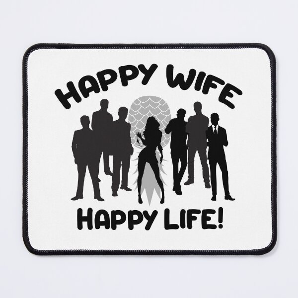 Item preview, Happy Wife, Happy Life Swinger Lifestyle Hotwife Design - Make Your Hotwife or Vixen Happy! designed and sold by swingersshop.