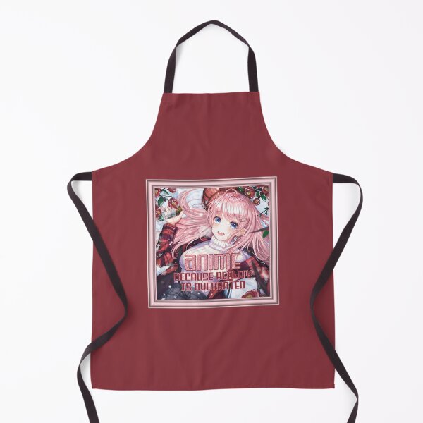 Item preview, ANIME Because Reality is Overrated! (on Burgundy) designed and sold by epinkb.