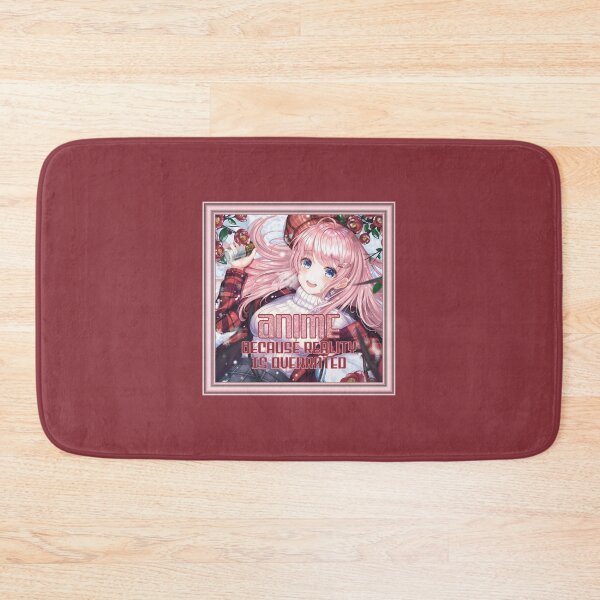 Item preview, ANIME Because Reality is Overrated! (on Burgundy) designed and sold by epinkb.