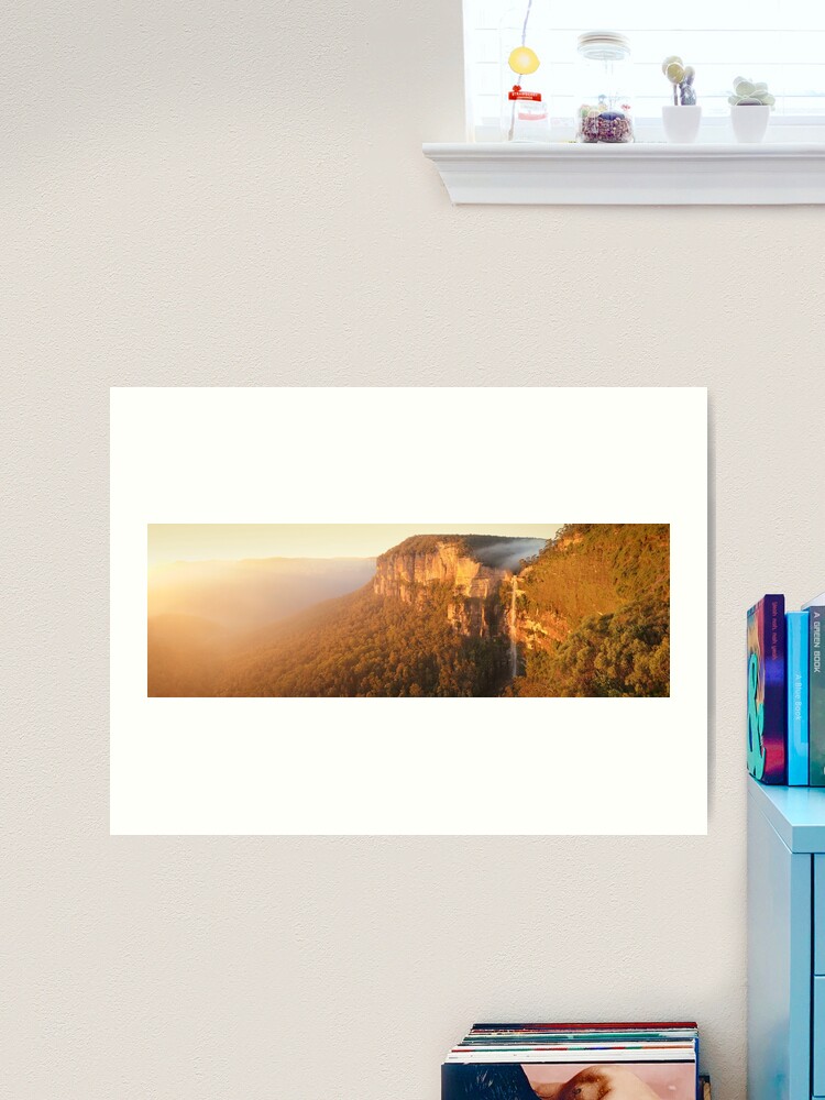 Thumbnail 1 of 3, Art Print, Bridal Veil Falls, Blue Mountains, New South Wales, Australia designed and sold by Michael Boniwell.