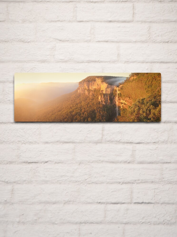 Metal Print, Bridal Veil Falls, Blue Mountains, New South Wales, Australia designed and sold by Michael Boniwell