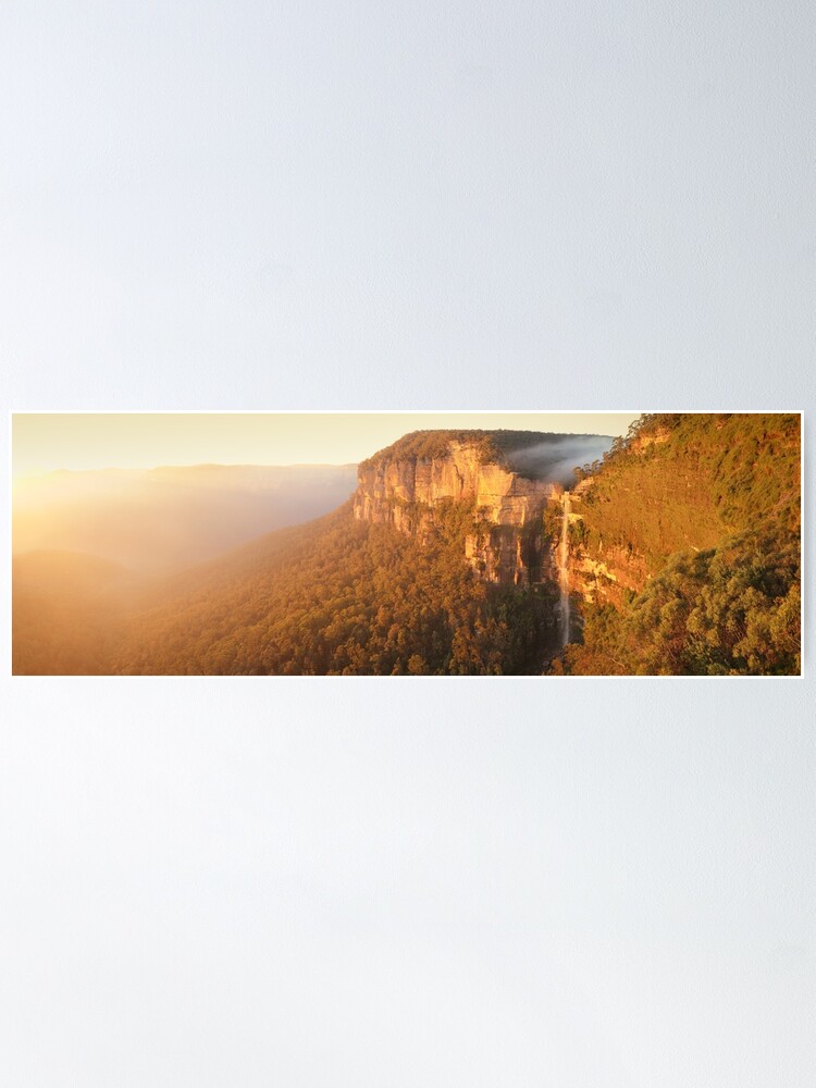 Thumbnail 1 of 3, Poster, Bridal Veil Falls, Blue Mountains, New South Wales, Australia designed and sold by Chockstone.