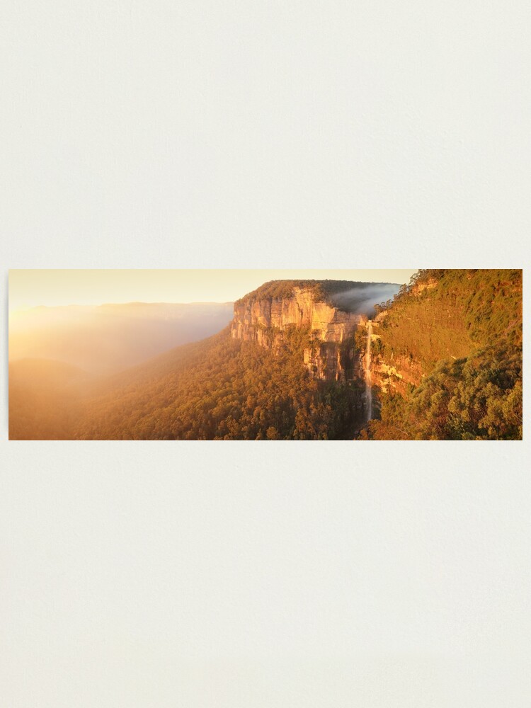 Photographic Print, Bridal Veil Falls, Blue Mountains, New South Wales, Australia designed and sold by Michael Boniwell