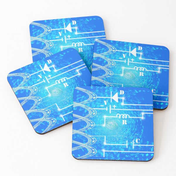 Item preview, Blue Light Pulse Circuit designed and sold by Red bubble Artist.