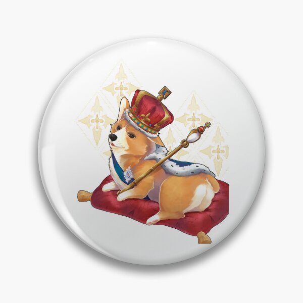 Item preview, Queen's Corgi Royal designed and sold by ElainaNienow.