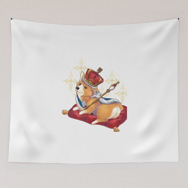 Item preview, Queen's Corgi Royal designed and sold by ElainaNienow.