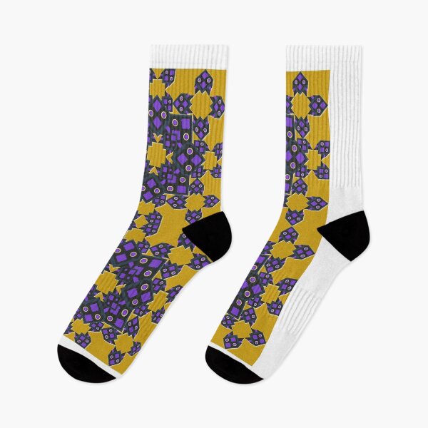 Item preview, The Violet Gold Star Dust in Fashion Seamless Pattern  designed and sold by MyMemoriesArts.