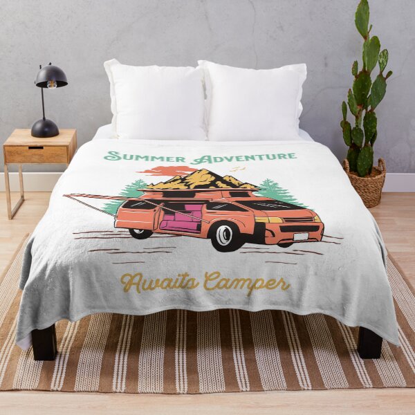 Item preview, Summer Adventure Awaits Camper designed and sold by formylovelydog.