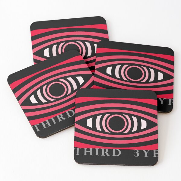Item preview, Third 3ye - Red Lettered - Geometric Concentric and Psychometric designed and sold by WennsdaysChild.