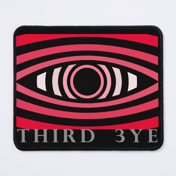 Item preview, Third 3ye - Red Lettered - Geometric Concentric and Psychometric designed and sold by WennsdaysChild.