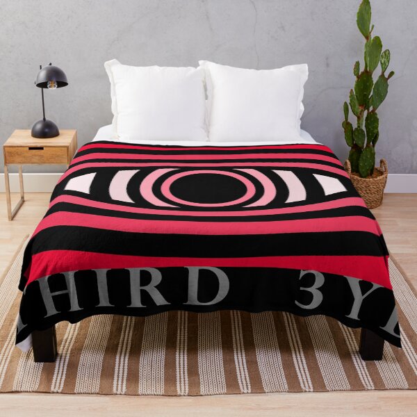 Item preview, Third 3ye - Red Lettered - Geometric Concentric and Psychometric designed and sold by WennsdaysChild.