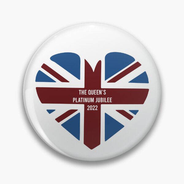 Item preview, The Queen Platinum Jubilee Heart designed and sold by ElainaNienow.