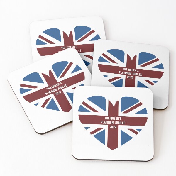 Item preview, The Queen Platinum Jubilee Heart designed and sold by ElainaNienow.