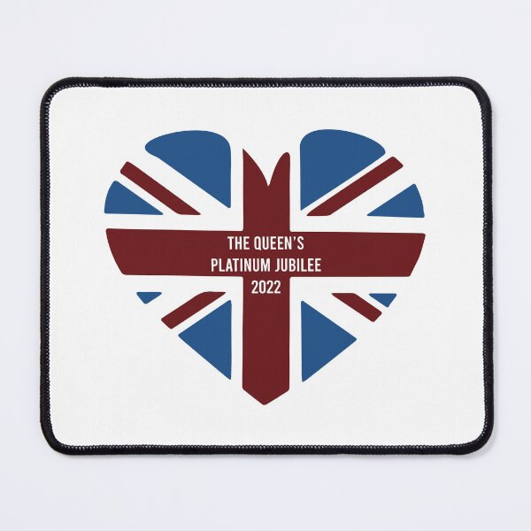 Item preview, The Queen Platinum Jubilee Heart designed and sold by ElainaNienow.