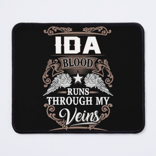 Item preview, Ida Name T Shirt - Ida Blood Runs Through My Veins Gift Item Tee designed and sold by stacyarmst.