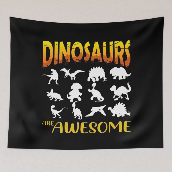Item preview, Dinosaurs Are Awesome Funny Dinosaurs Gift Boy Girl Kid designed and sold by HugheDemeyer.