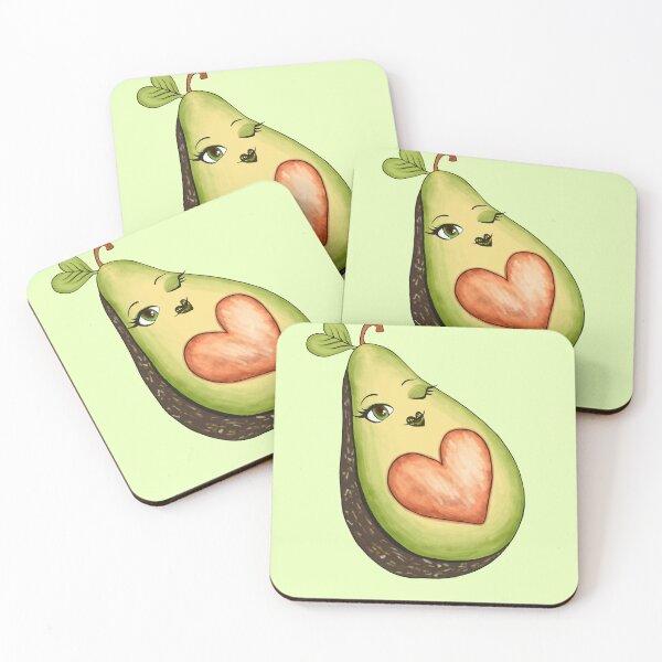 Item preview, Cute Heart Avocado designed and sold by Fluffyllama7.