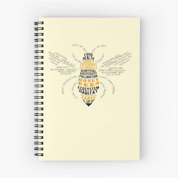 Item preview, Honey Bee - Nube de palabras en forma de abeja designed and sold by jitterfly.