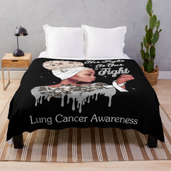 Item preview, Her Fight Is Our Fight Lung Cancer Awareness designed and sold by Mnrshirley.