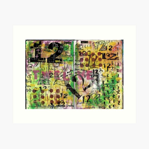 This is page twelve Art Print