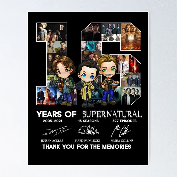 Supernatural Season 15 promo shot merchandise Poster for Sale by
