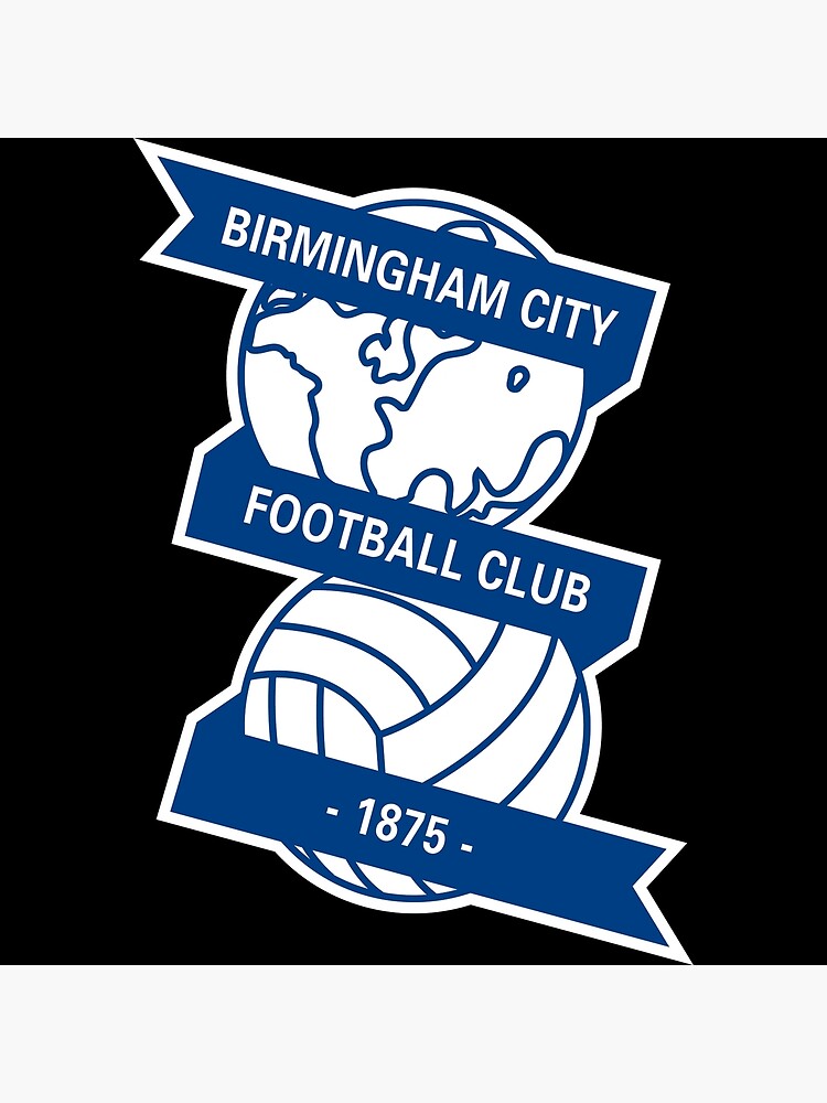 Birmingham City Logo Poster For Sale By Ledastehr44 Redbubble