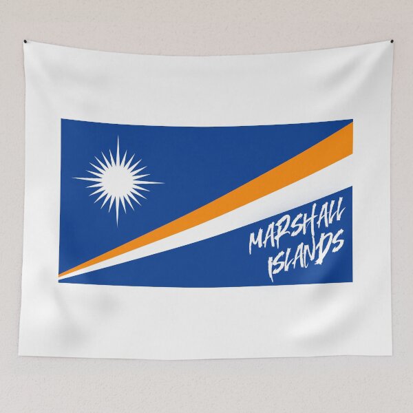 Item preview, Marshall Islands flag designed and sold by PolyMicroMela.