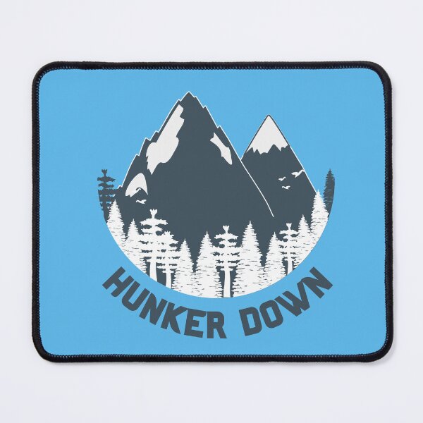 Item preview, Vintage Hunker Down Bold Typography with trekking illustration designed and sold by garniturex.