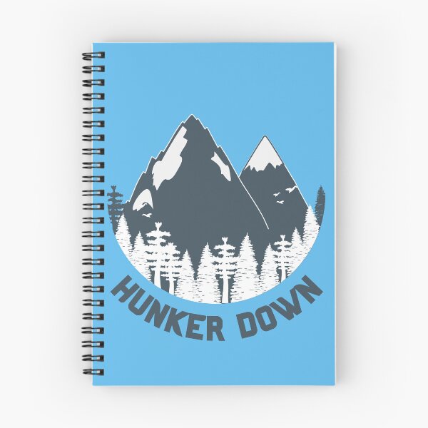 Item preview, Vintage Hunker Down Bold Typography with trekking illustration  designed and sold by garniturex.