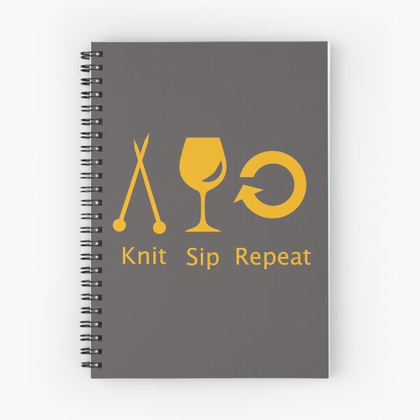 Item preview, Knit, Sip, Repeat designed and sold by ShikitaMakes.