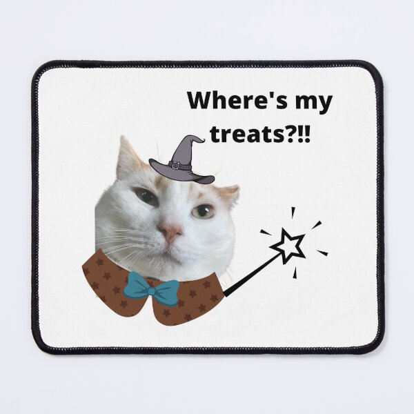 Item preview, Grouchy Wizard Cat designed and sold by Sophia-Adams.