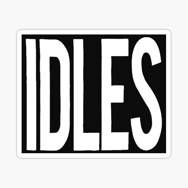 "logo idles" Sticker by Dithey1993 Redbubble