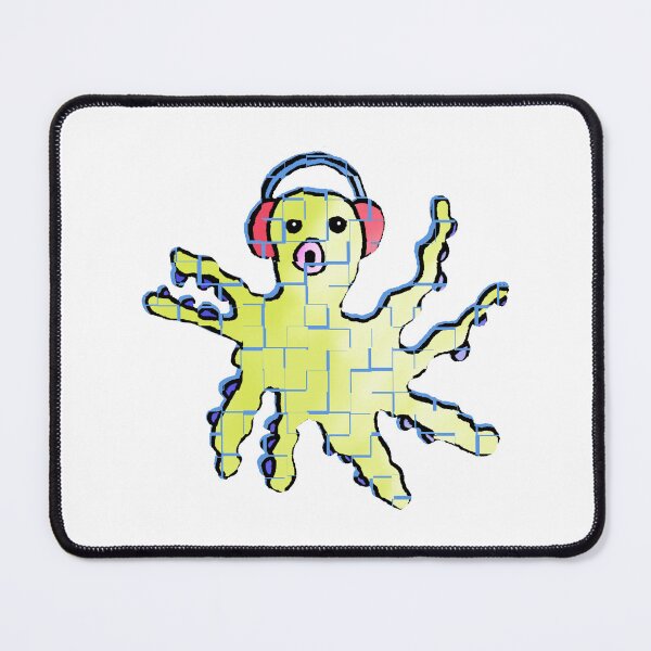 Item preview, Dancing tile gamer octopus designed and sold by Coffeemerc117.