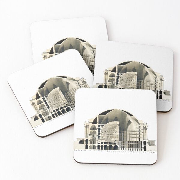 Item preview,  Opéra au Carroussel • Coupe Sur La Longueur du Théâtre designed and sold by amuseXpress.