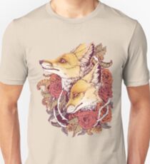 Red Fox Bloom Unisex T-Shirt
