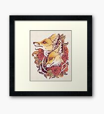 Red Fox Bloom Framed Print